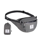 Grey Foldable Fanny Pack Waist Bag